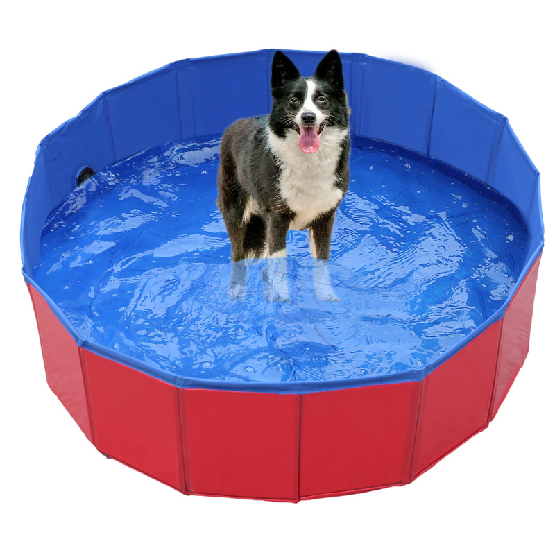 Pvc Pet Bathing Tub Dog Swimming Pool Foldable Non-Slip Cat Litter Pool Pet Bath Tub/Pool Thickened Amazon
