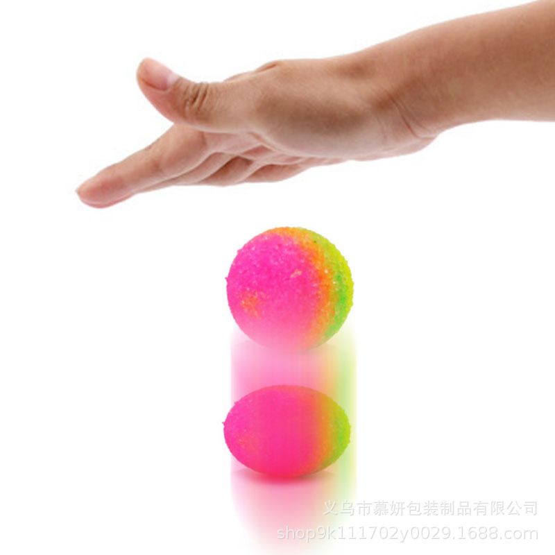 Bagged Bouncy Sand Ball Model for DIY Crafting, Transforms into a Ball When Exposed to Water, with Strong Bouncing Power
