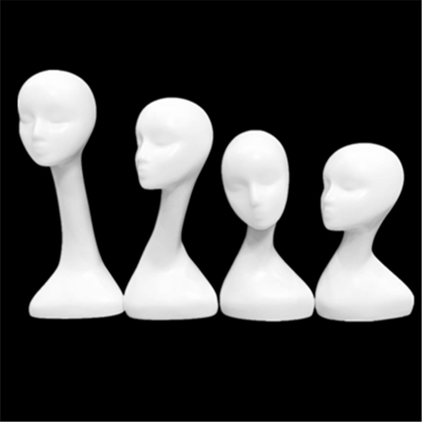 Abstract head model plastic adult female wig model head scarf hat shooting props hat model head model