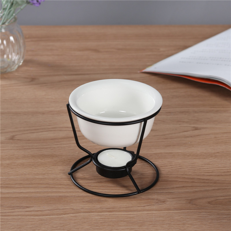 Ceramic Butter Melting Furnace Butter Rack Butterwarme Electric Heating Ceramic Pot Butter Furnace