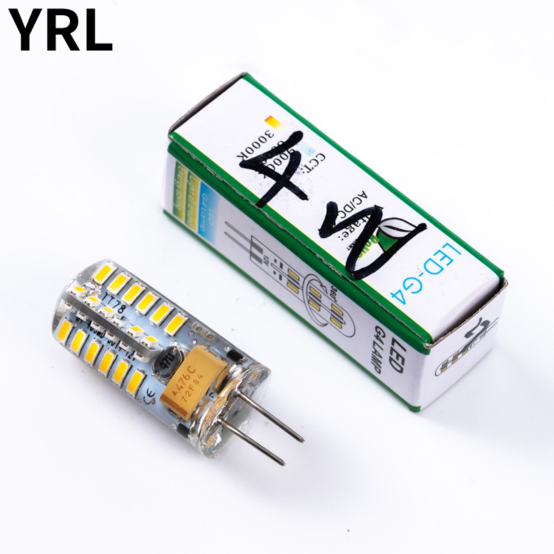 AC12VG4 lamp bead led pin low voltage crystal lamp insert bubble super bright g4 light source mirror headlight energy saving small bulb