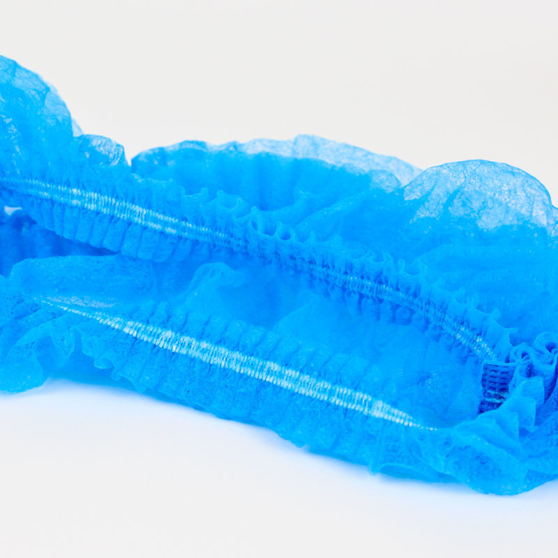 Disposable Hat Head Cover Non-woven Breathable Chef Women's Kitchen Hair Cap Workshop Dust-proof Work Cap Men's Dust-proof