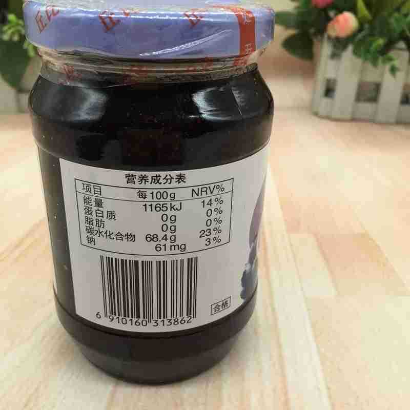 Chubby Blueberry Jam 340g x 12 Bottle Chubby Blueberry Jam Cake West Point Dessert Low Sugar