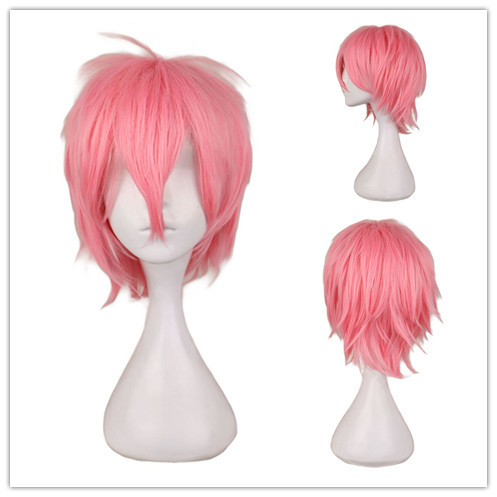 Foreign Trade European and American cosplay Animation Wig Universal Color Harajuku Anti-warped Men's Short Hair Anti-warped Style
