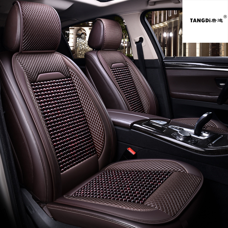 Summer wooden beads car seat cushion wooden beads single piece wooden beads cushion wooden beads single piece car seat cushion single seat car supplies