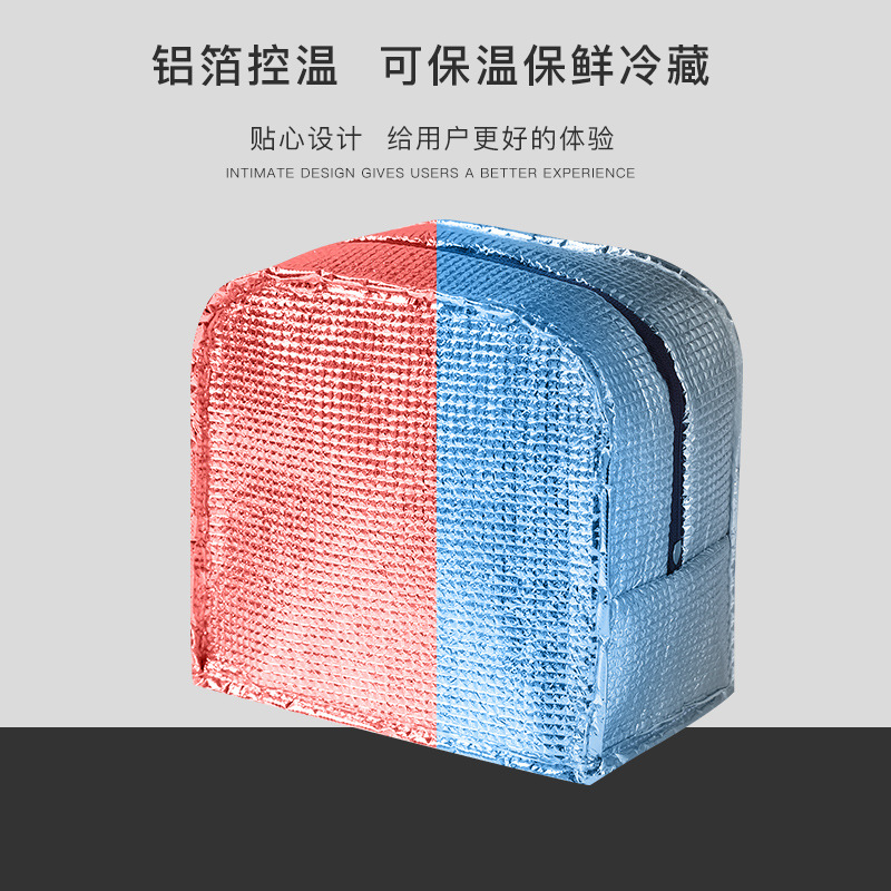 Lunch Bag for work aluminum foil insulation bag portable lunch bag thickened simple lunch bag fashion lunch box bag for going out