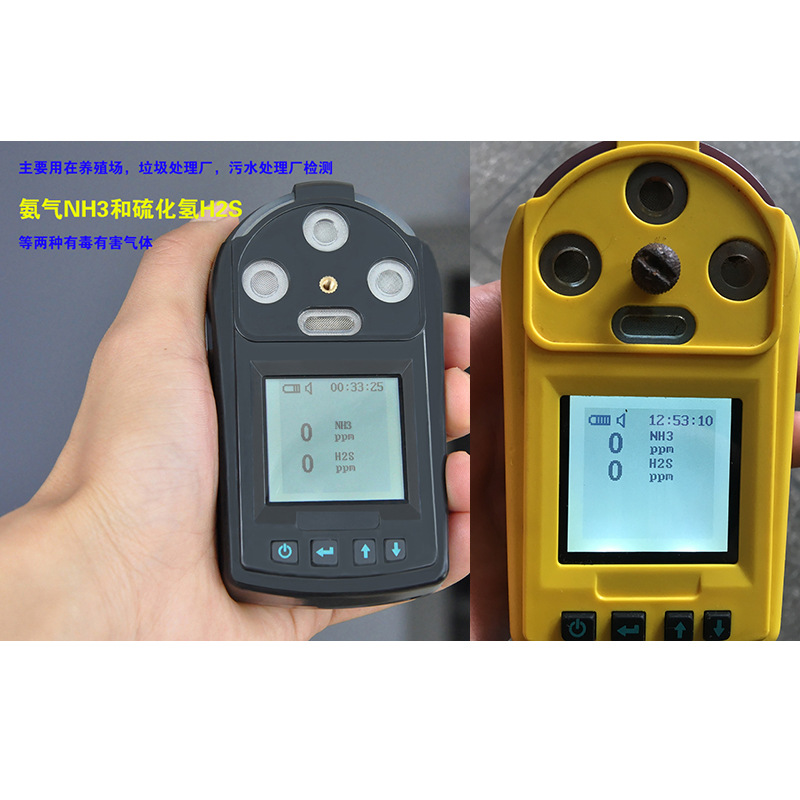 Portable Odor Detector Pig Shed Ammonia and Hydrogen Sulfide Concentration Monitoring Detector Odor Odor