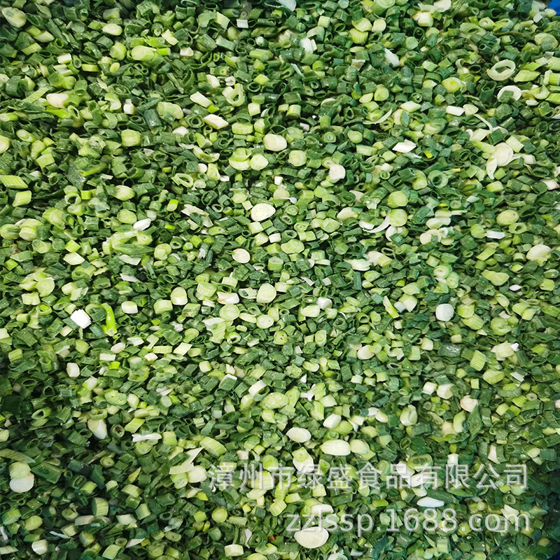 Маленький зеленый лук, быстро замороженный маленький зеленый лук, замороженный зеленый лук, немецкий и японский A-Grade B-Grade 5мм прямая поставка оптом