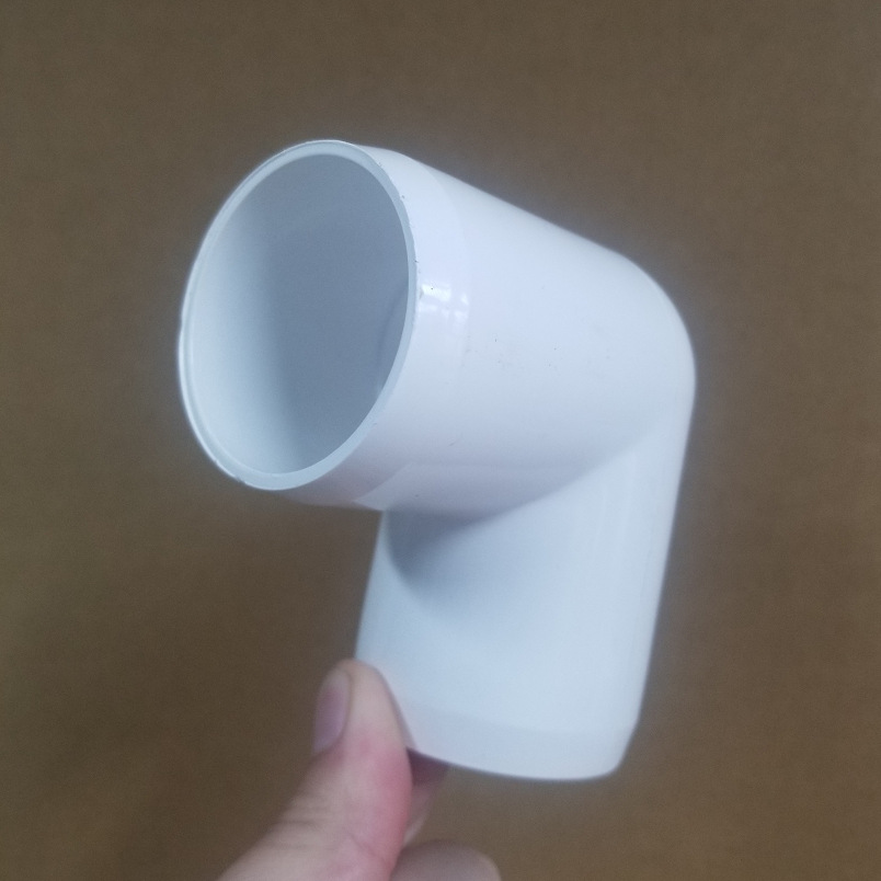 American SCH40 standard size PVC pipe fittings 90 degree elbow joint plastic diy furniture grade right angle bend