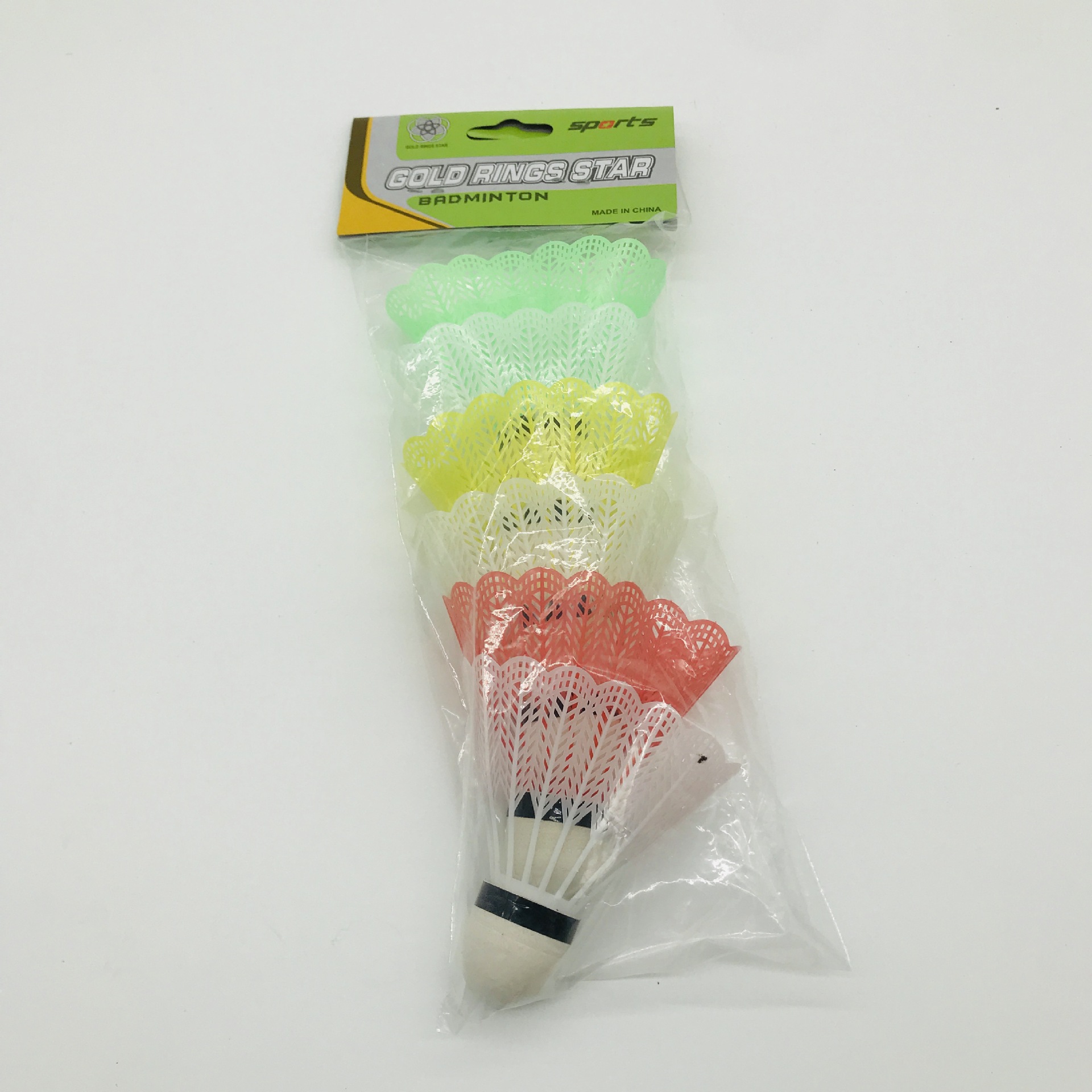 Прямые продажи цветного пластикового воланчика с пенопластовой головкой 6 подвесных карточек для детей и студентов