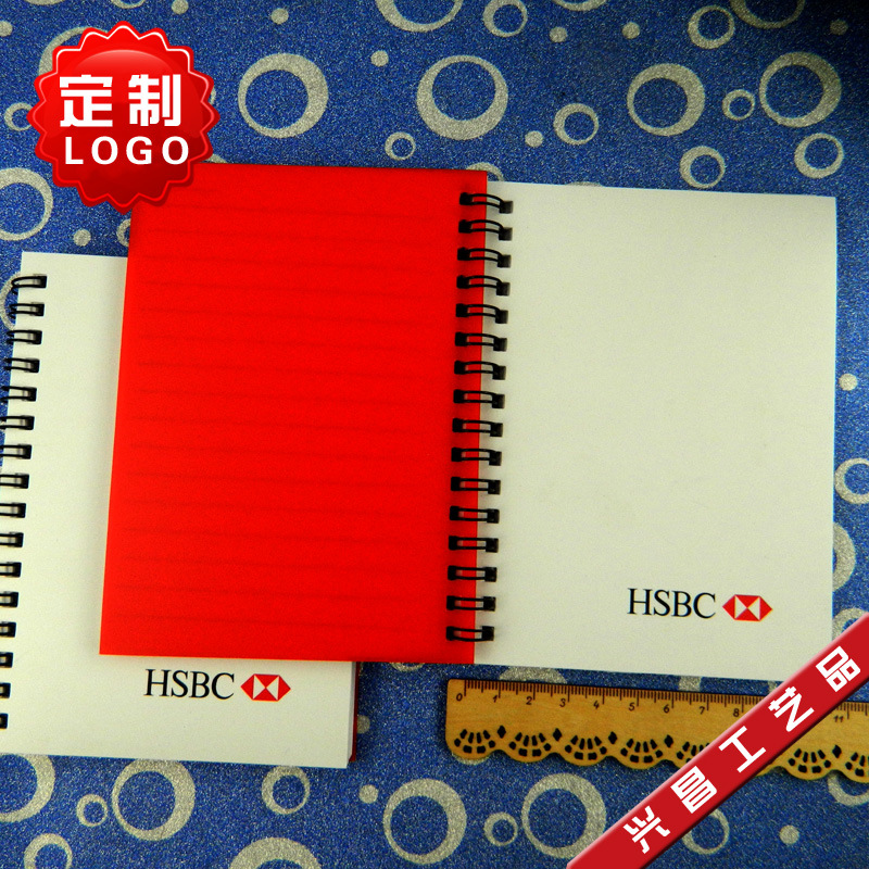 Блокнот с кольцевым переплетом Логотип ПП Блокнот с обложкой Листовой блокнот Производитель