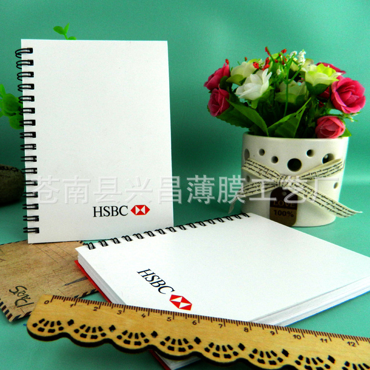 Coil Notebook Logo Pp Coil Notebook Notepad Cover Loose-Leaf Notebook Manufacturer Production