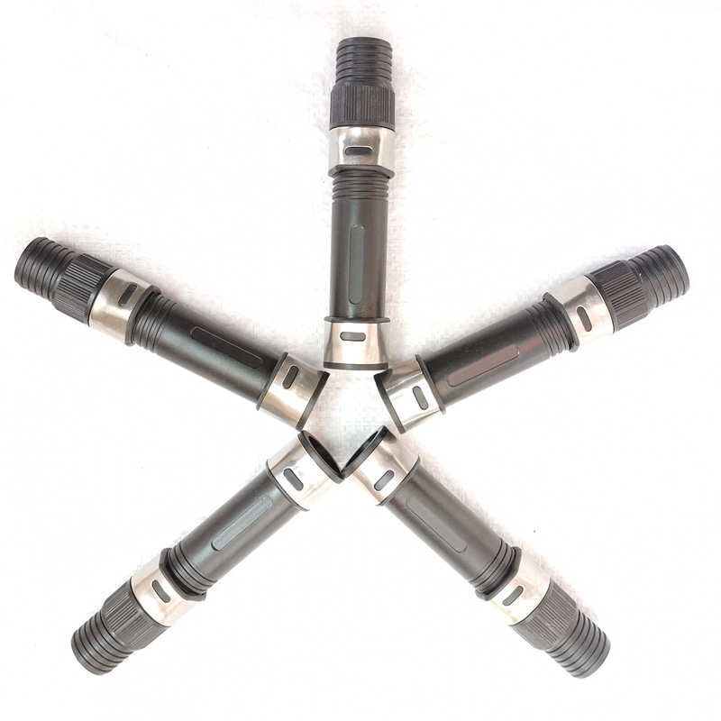 Sea Rod Lure Rod Modified Fishing Rod Reel Seat Plastic Stainless Steel Straight Handle Fishing Line Reel Seat Nylon Clamp Fishing Gear Accessories