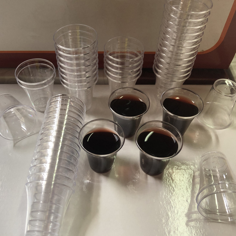 Disposable communion cup transparent wine glass manufacturers direct export mini cup 6000 a box