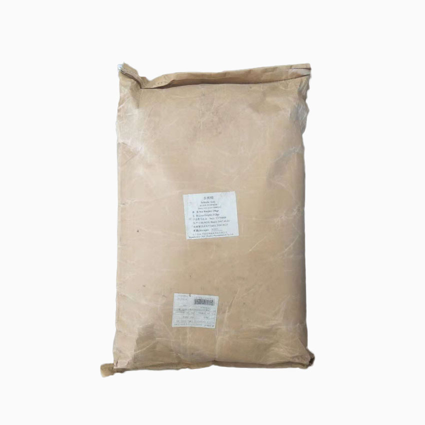 Cosmetic Grade Shaanxi Huayin Salicylic Acid Powder Medical Benzoic Acid Preservative 25kg Bag 1.0kg High Purity