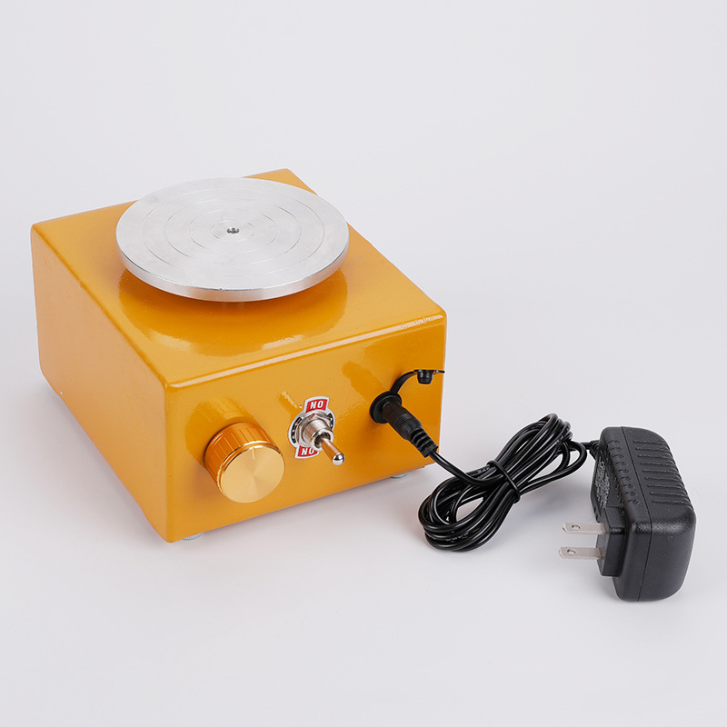 Square mini drawing machine metal shell children teaching drawing machine pottery machine