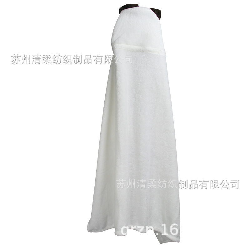 Baby supplies flannel children's bathrobe super soft animal cloak quilt blanket single layer blanket