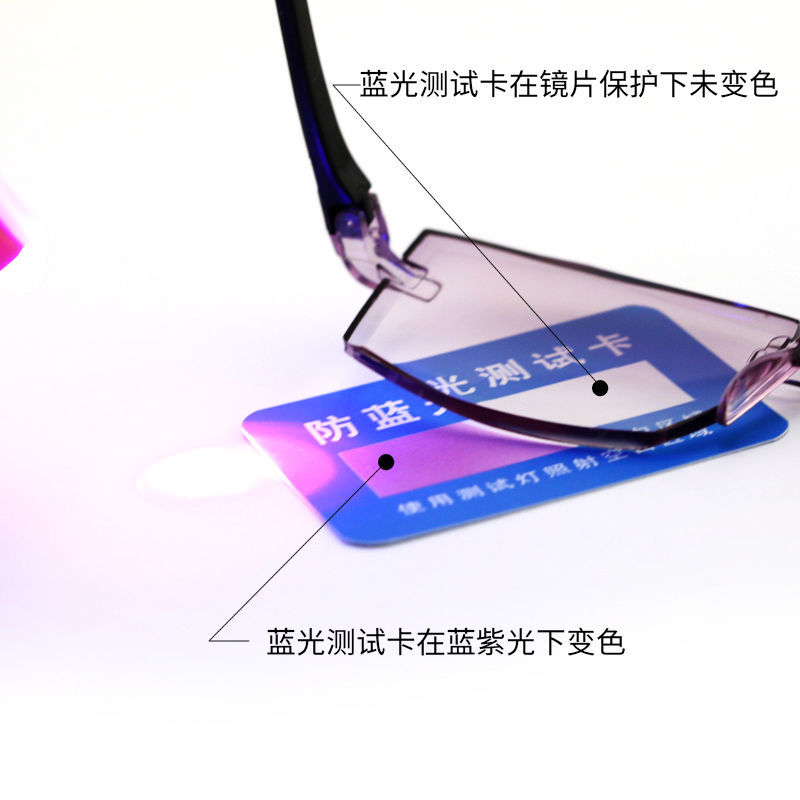 New Anti-Blue Light Reading Glasses for Men's Street Stalls, Ultra-Light High-Definition Stall Supply, Edge-Cut Double-Light Reading Glasses for Both Distance and Near Use