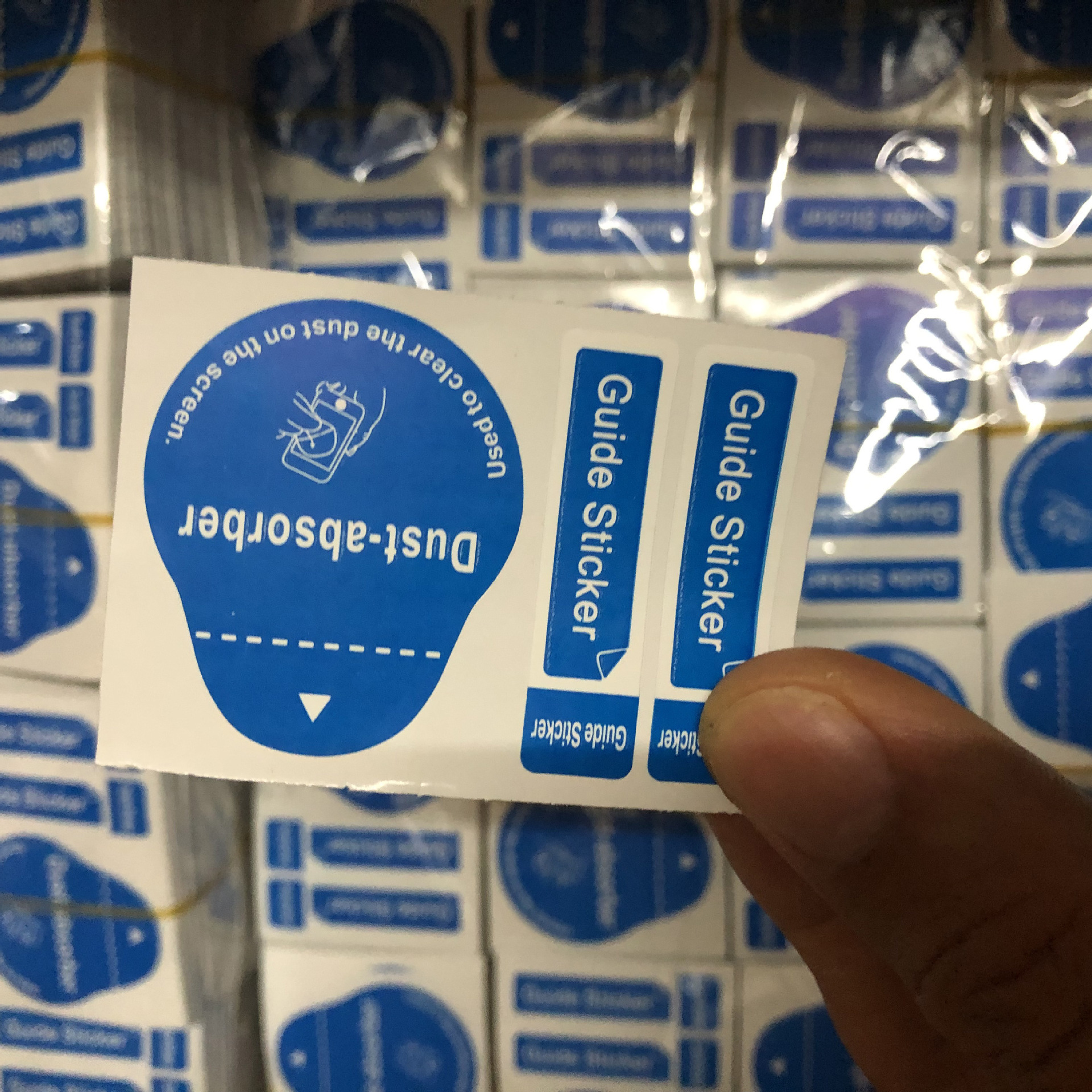 Screen Dust Film Sticky Dust Film English Dust Removal Sticker Mobile Phone Sticker Tool Correct Dust Removal Sticker Sticker Sticker Film Set