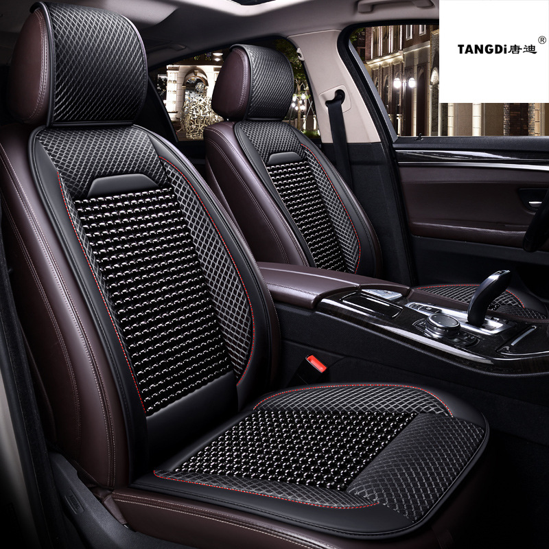 Летняя подушка для сидений автомобиля из деревянных бусин, одноразовая, подушка из деревянных бусин, одноразовая подушка для сидений автомобиля, одноместная, автомобильные принадлежности