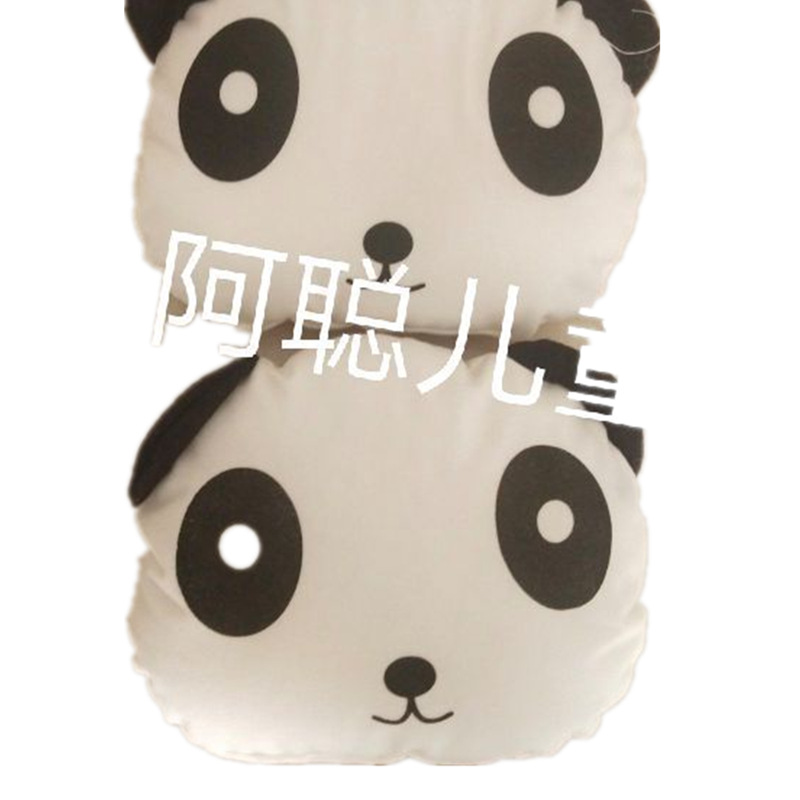 Cartoon Panda Headrest Car Supplies Headrest Cervical Pillow Sleeping Baby Pillow Backrest Self-produced