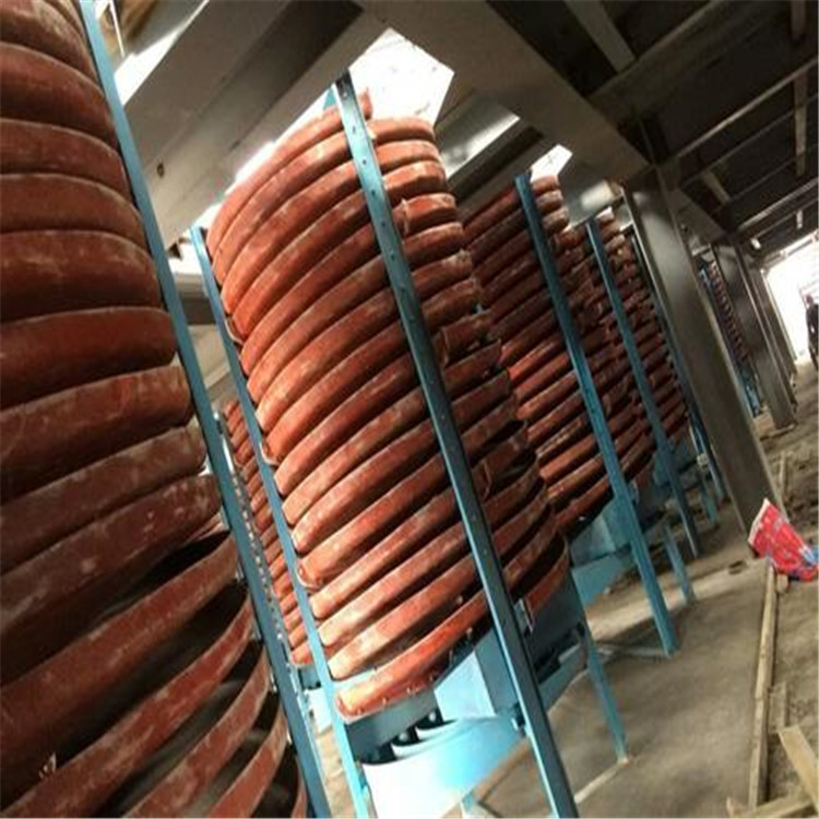 Quartz Sand Gravity Separation Equipment Tailings Fiberglass Spiral Chute Titanium Iron Tungsten Tin Gold Ore Gravity Separation Equipment