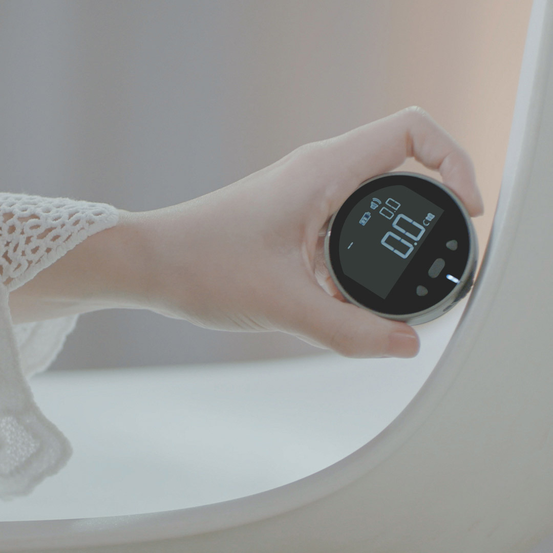 Duke electronic ruler rangefinder roller type rangefinder high precision flat surface Type-C charging measurement tool