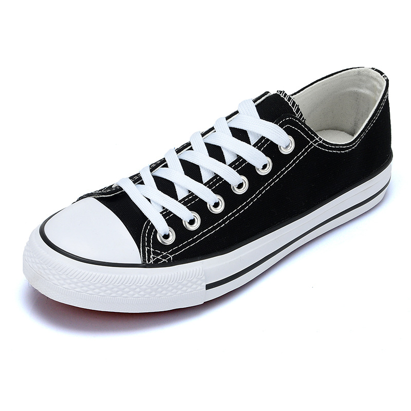 Classic Canvas Shoes Women's Men's Shoes High Top Couple Spring Korean Style Factory Wholesale Large Size Carved Harajuku