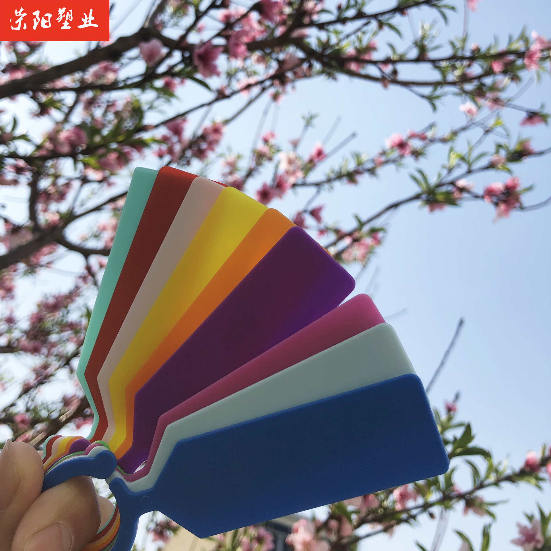 Factory direct supply ring buckle label hanging gardening label gardening label waterproof sunproof thickened frosted