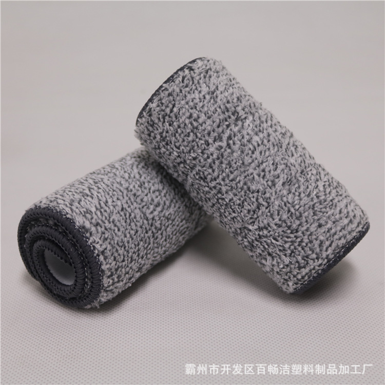 Чехол для плоской швабры, заменяемый, с скребком, для микрофибры