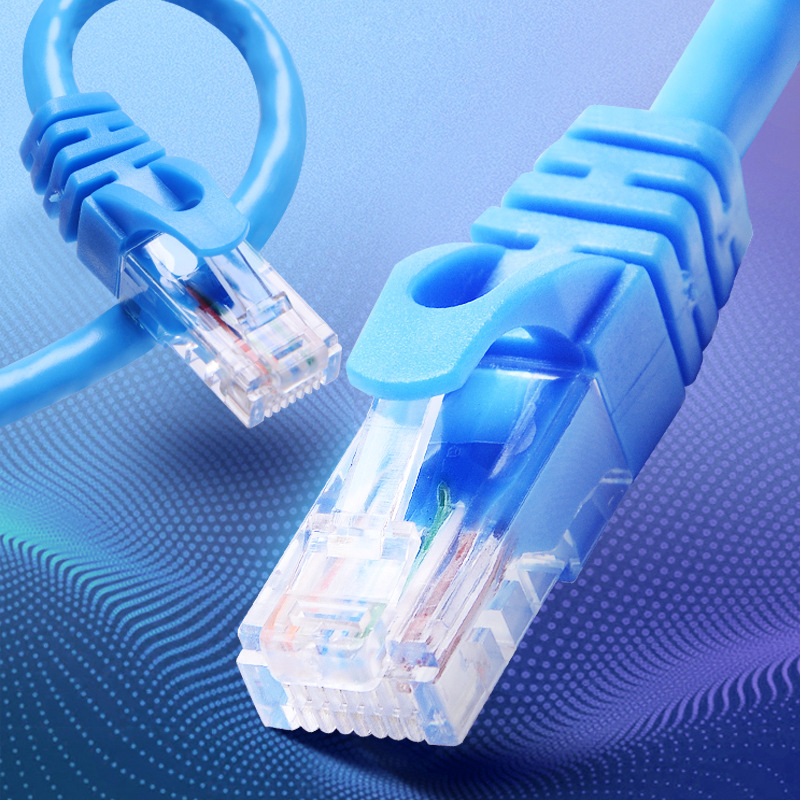 Factory direct supply network cable Super Six cat6 e Gigabit finished Network jumper high-speed connection line network cable RJ45