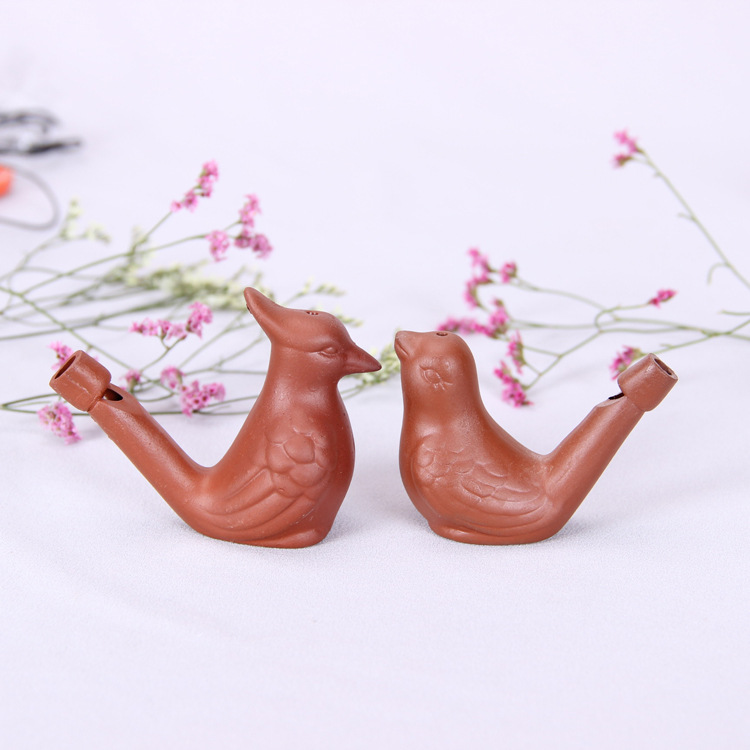 Ceramic crafts waterfowl 10119 imitation purple sand waterfowl whistle can blow to the bright sound manufacturers wholesale