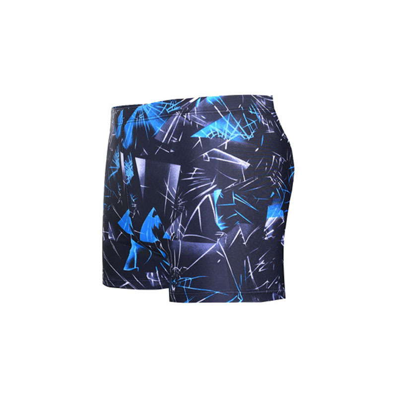 Men's Boxer Swim Trunks Fashion Comfortable Men's Swimsuit Set Plus Fat Loose Size Loose Hot Spring Swimming Trunks