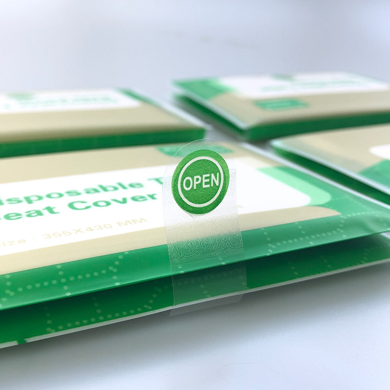 [Ten pieces of English version] soluble water-type English neutral packaging disposable toilet seat pad toilet paper