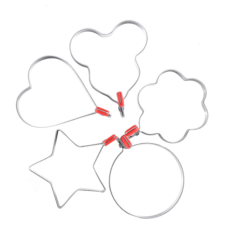 Thickened 1.2mm304 Stainless Steel Omelette Mold Heart-Shaped Omelette Baking DIY Mold Factory Direct Supply