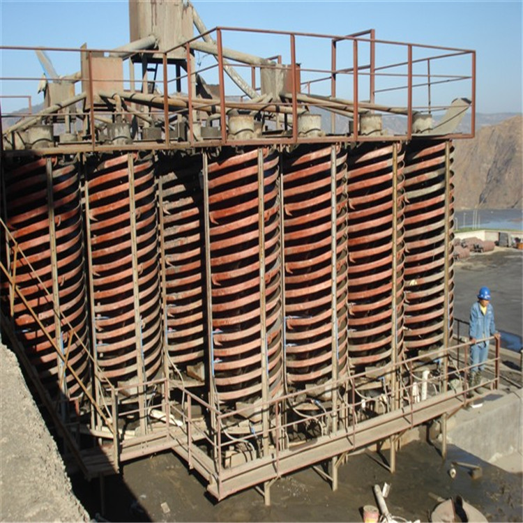 Оборудование для гравитационного разделения кварцевого песка, хвосты, стекловолоконный спиральный шнек, оборудование для гравитационного разделения титана, железа, вольфрама, олова и золота