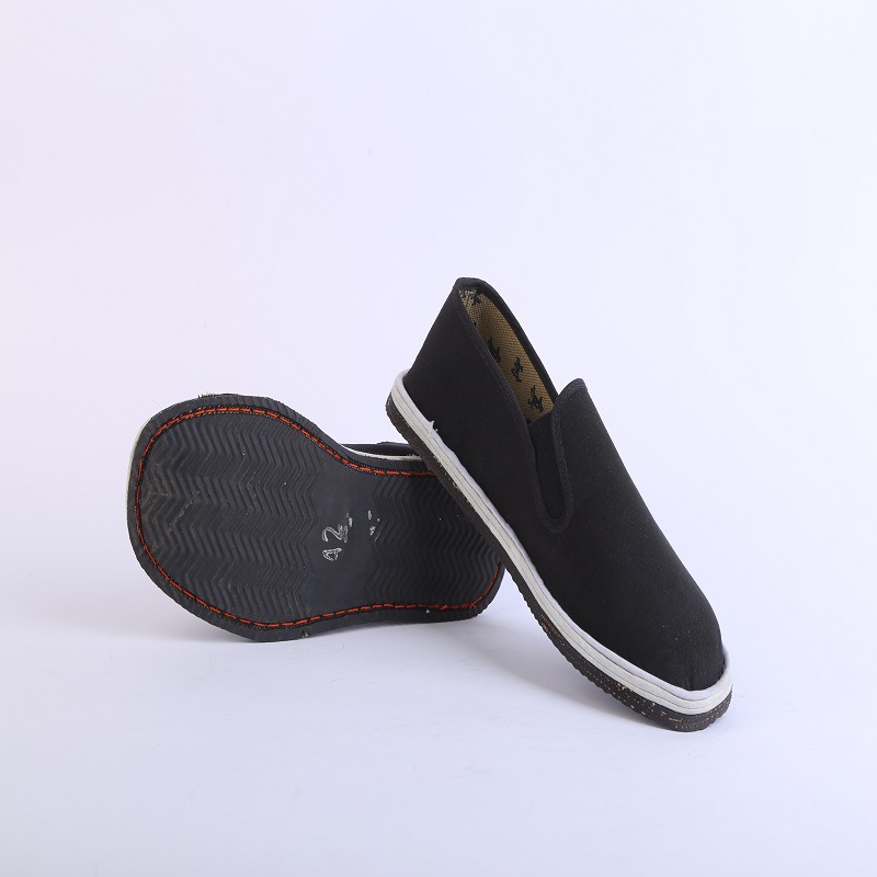 Tire Bottom Cloth Shoes Black Thick Cotton Shoes Melaleuca Bottom Cloth Shoes Old Beijing Cloth Shoes Market Labor Protection Black Cloth Shoes