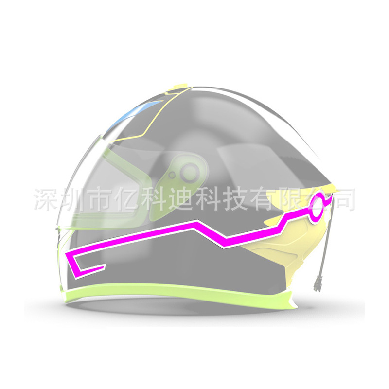 Factory direct chattering explosions motorcycle helmet luminous strip locomotive luminous strip Net red helmet luminous strip light strip