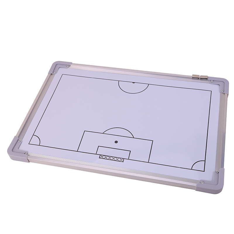 White background aluminum alloy frame magnetic teaching football tactical board wall-mounted game training coach sand table teaching board