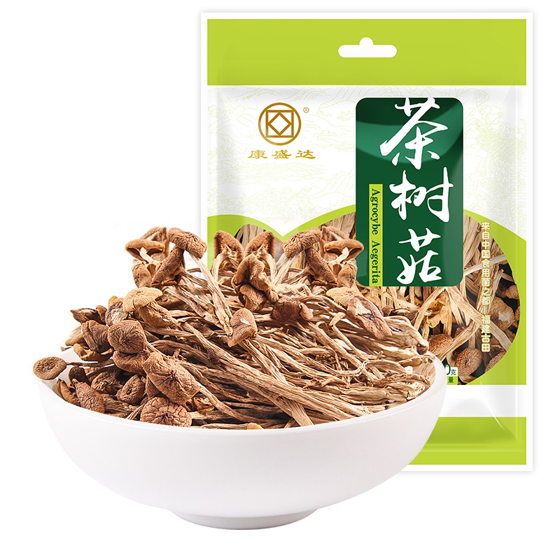 Gutian Tea Tree Mushroom Dried Goods 500g Specialty Mushroom Without Sulfur Unopened Mushroom for Soup Bulk Agricultural Products