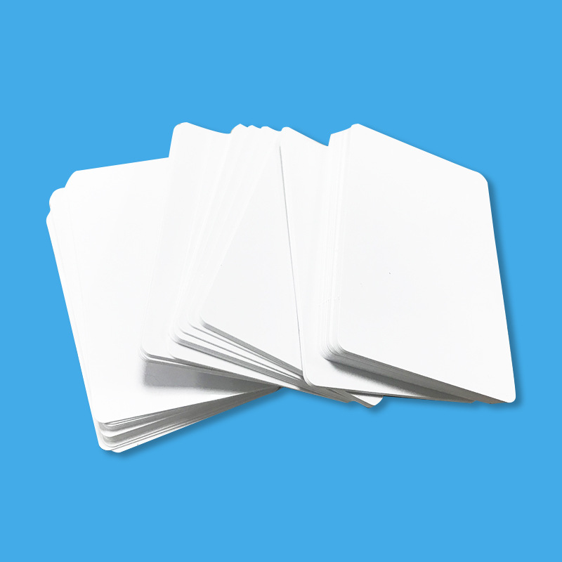 Manufacturer's Ready-Made Printed Pvc White Card, Blank Card, Telecommunications Mobile Cable White Card, Double-Hole Pvc Card