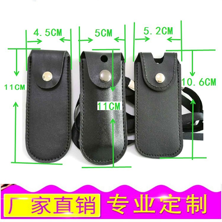 Small Leather Case Recorder Mp3 First Generation Pole Hanging Bag Cigarette Rod Accessories Lanyard Leather Case Hanging Bag