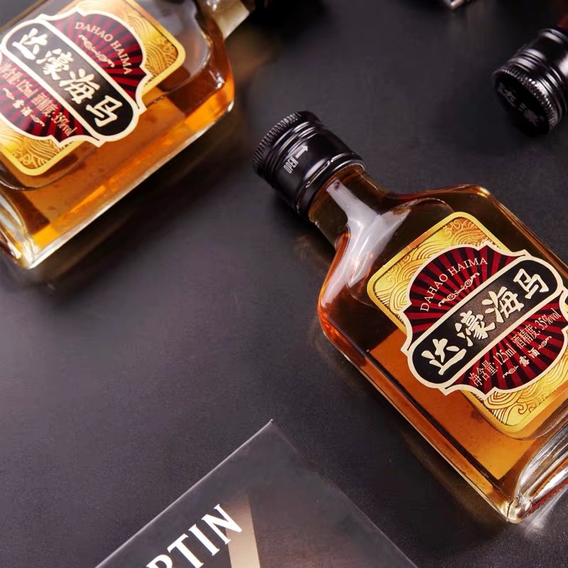 Shantou Dahao Haima Liquor Adult Ginseng Liquor for Men and Women, Chaoshan Specialty Liquor Manufacturer Wholesale Haima Liquor