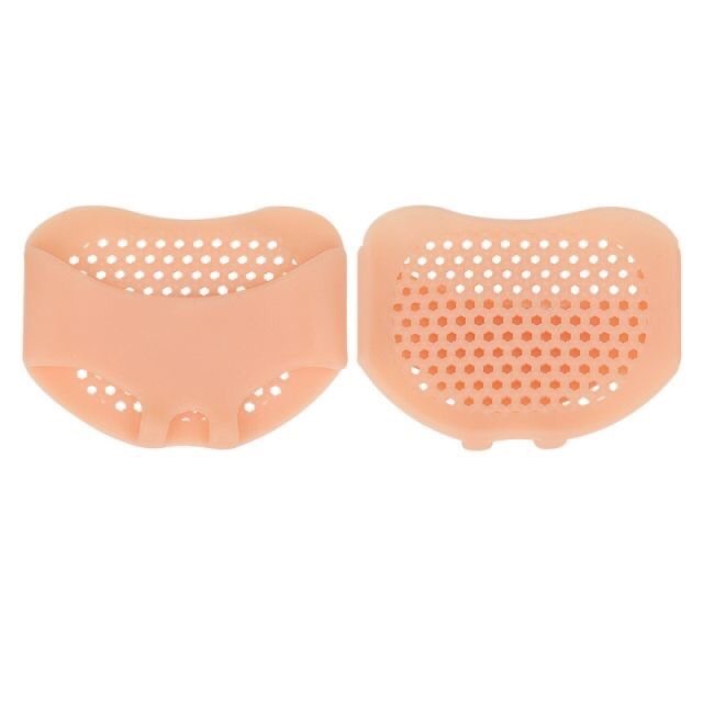 Silicone Half Pad Women's Foot Pad Forefoot Pad Pain-proof Insoles Women's Foot Protection Non-slip Foot Pad Protection Front High Heels Anti-wear