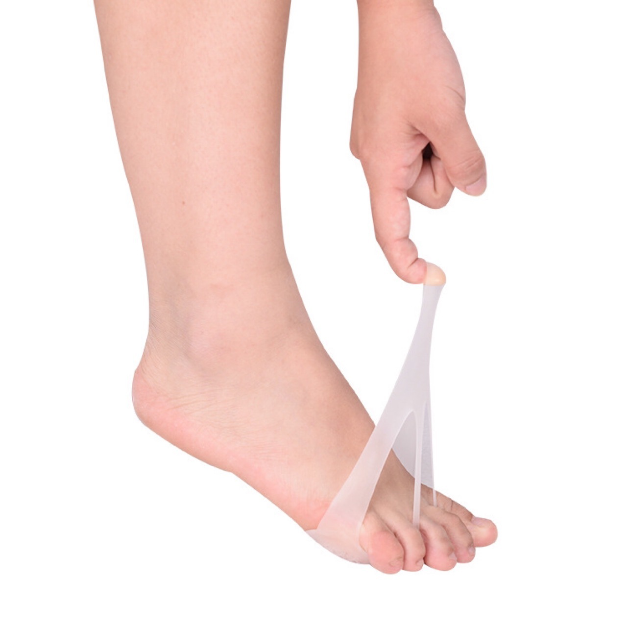 Silicone Half Pad Women's Foot Pad Forefoot Pad Pain-proof Insoles Women's Foot Protection Non-slip Foot Pad Protection Front High Heels Anti-wear