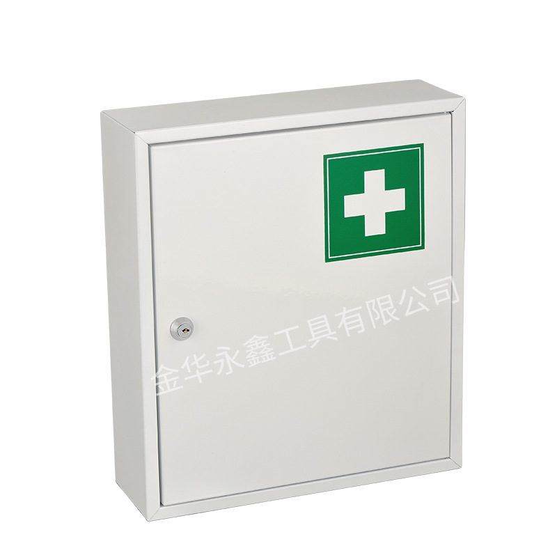 Factory Direct Sales Medical First Aid Kit Household Medical Supplies Box Metal Medicine First Aid Kit Emergency Essentials