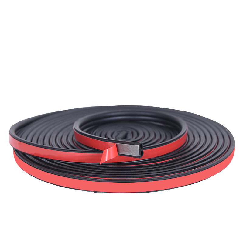Car B- type Sealing Strip Door Sound Insulation Strip Leak-proof and Dust-proof Waterproof Rubber Strip Modified Car Wing Upgraded Anti-collision Strip