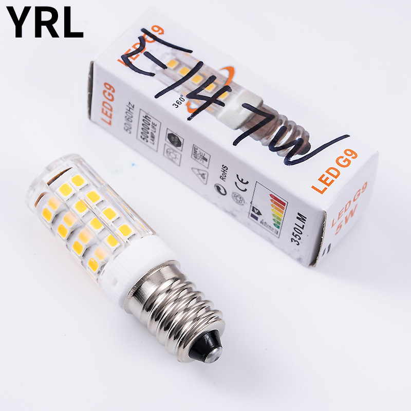 E14 lamp bead 220Vled corn lamp refrigerator bulb range hood oven sewing machine light source replacement halogen lamp bead