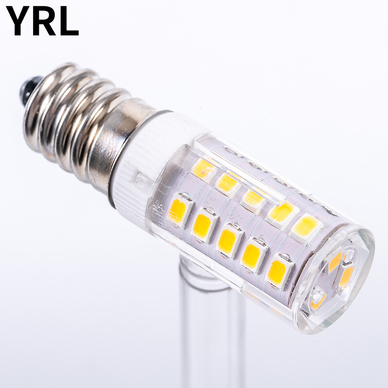 E14 lamp bead 220Vled corn lamp refrigerator bulb range hood oven sewing machine light source replacement halogen lamp bead