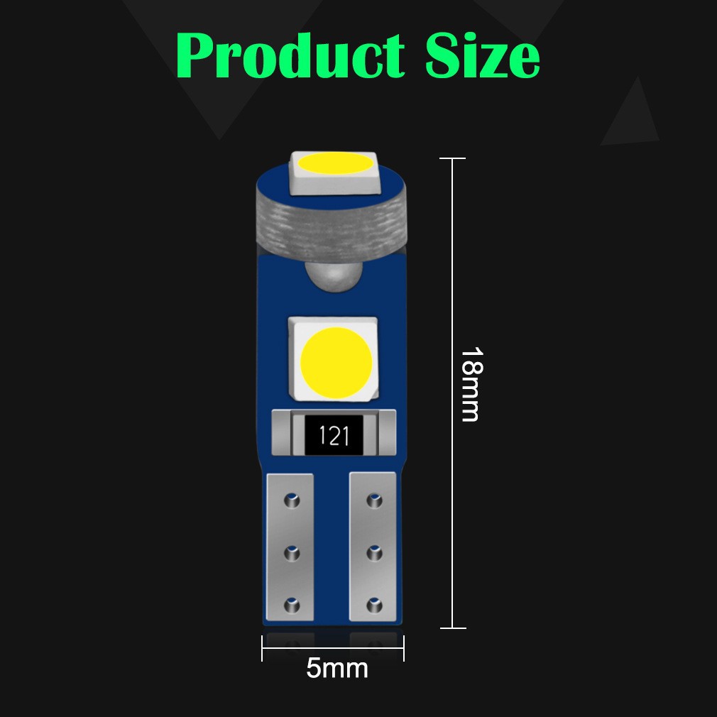 Car highlight T5 3030 3SMD instrument light air conditioning light gear light LED AliExpress Amazon